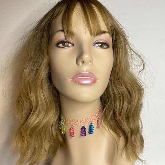 Rainbow Gummy Bear stretch Choker - Picture 2 of 3